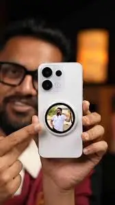 OPPO Bubble Launch: Stylish Magnetic Camera Accessory with AMOLED Display
